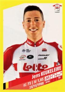 2019 Panini Tour de France #214 Jens Keukeleire Front